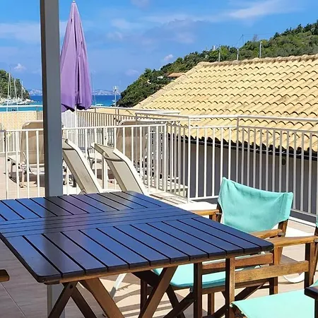 아파트 Stamatis With Seaview - Paxos 락카